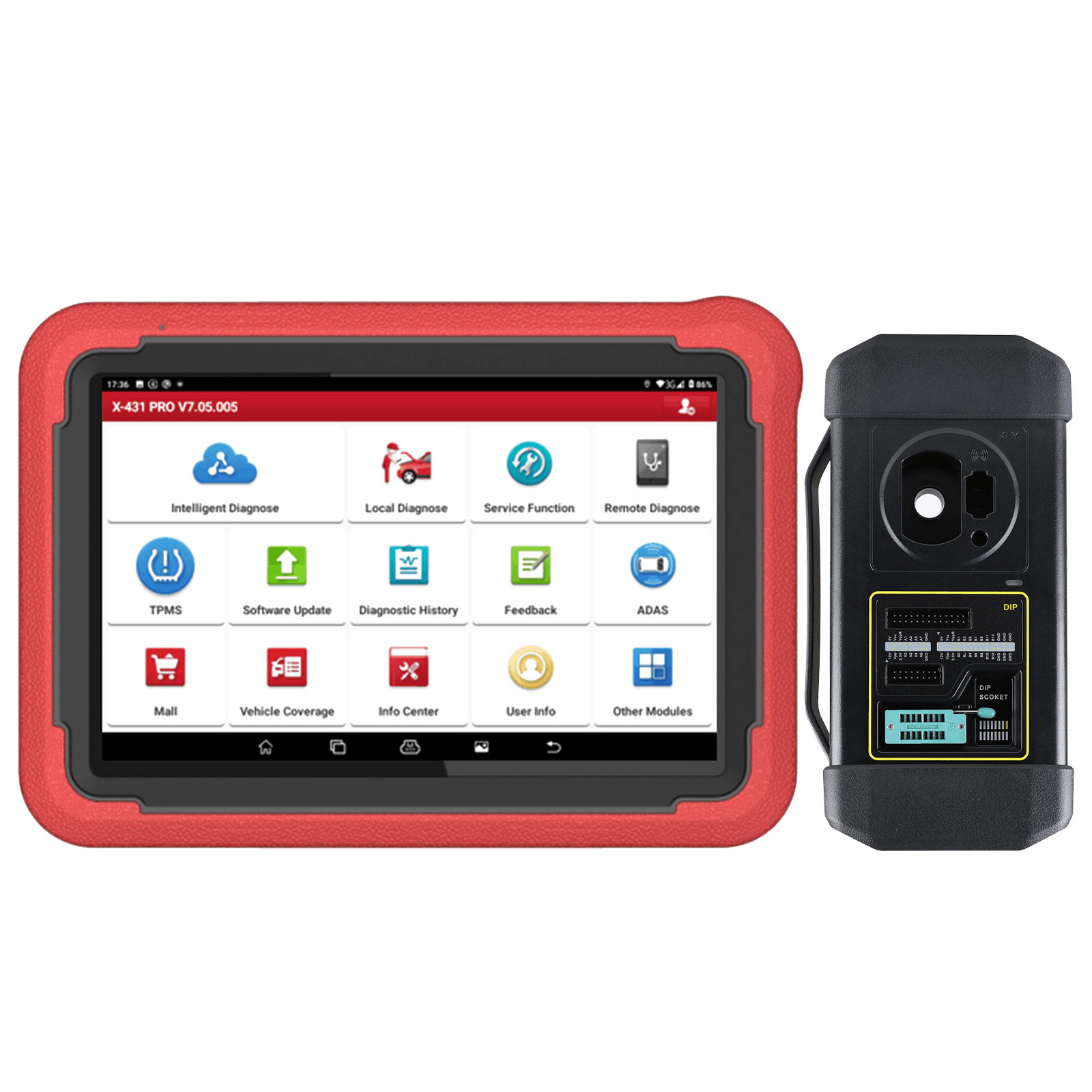 2 Years Free Update Launch X431 PRO5 PRO 5 Scanner With X431 XPROG3 and  MCU3 Kit