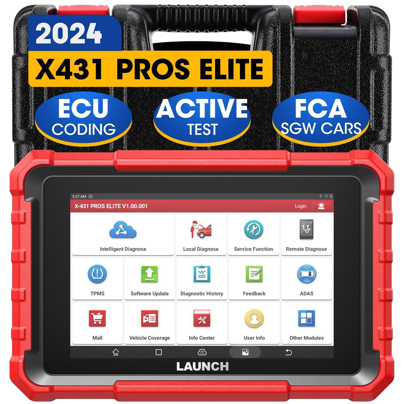 2024 Launch X431 PRO TT Global Version 8'inch Car Diagnostic Tool Supports  CAN FD DoIP
