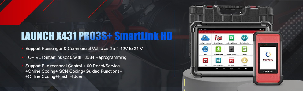 LAUNCH X431 PRO3S and SMARTLINK HD