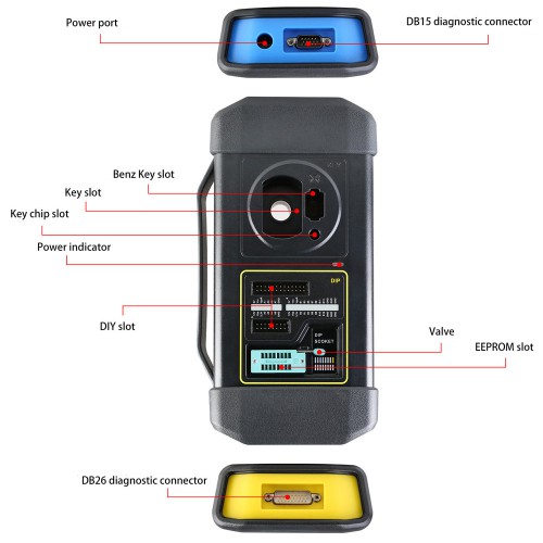 Launch X431 PRO5 PRO 5 TypeC Scanner With J254 SmartLink 2.0 X431 Pro V Bi-Directional Diagnostic Tool Plus X-PROG 3 GIII