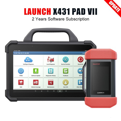 Two Years Online Software Update Service Launch X431 PAD VII Software Renewal Card for Passenger Vehicle