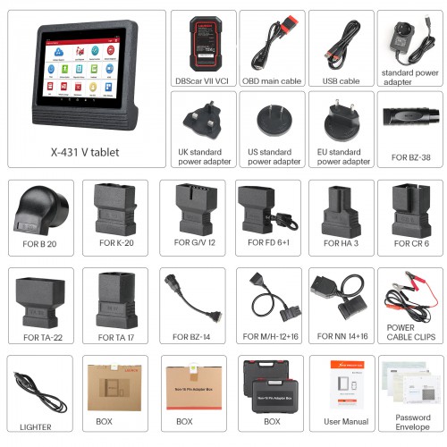 Launch X431 V+ 5.0 PRO3 Full System Diagnostic Tool with Launch GIII X-PROG3 Immobilizer Programmer Support CAN FD DoIP Topology AutoAuth FCA SGW