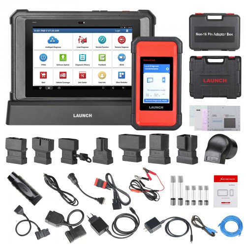LAUNCH X431 PAD V PAD5 Elite J2534 Tool With Smartlink C Support ECU/ECM Online Program Topology Map CAN/CANFD/DoIP 60+ Service Similar as PAD VII