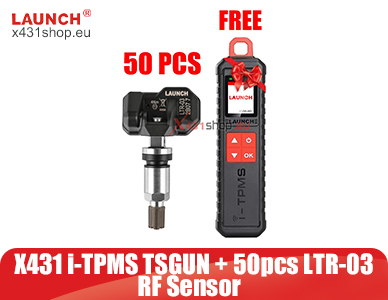 50 pcs Launch LTR-03 RF Sensor 315MHz & 433MHz 2 in 1 (Metal / Rubber Stem) Send Free Launch X-431 i-TPMS TSGUN TPMS Tire Pressure