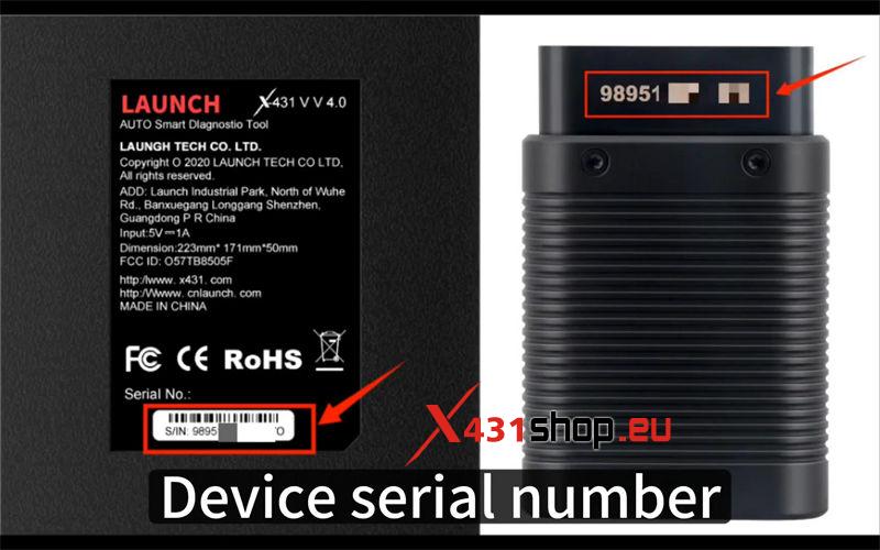 How to Fix LAUNCH-X431 Disaccording SN and VCI Registration Issues