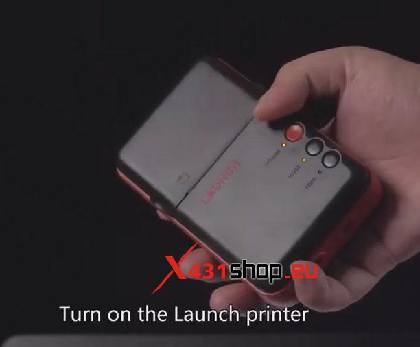 How to Used LAUNCH X431 WiFi Printer work X431 diagnostic tool